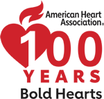 91Ƶ 100 Years Bold Hearts logo